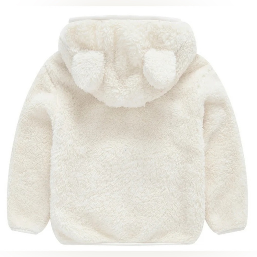 Old Navy Cream Fleece Hoodie with Ears